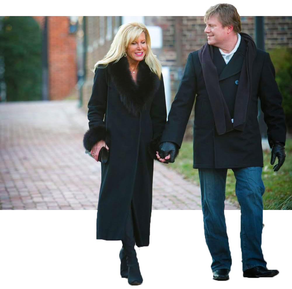 Julianne and Eric walking