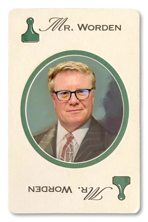 Eric as Clue character card